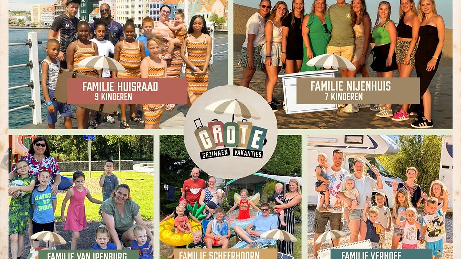 De vijf families van Grote Gezinnen, Grote Vakanties