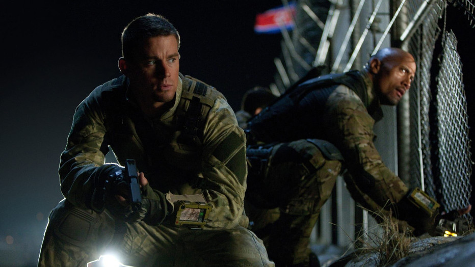 Channing Tatum en Dwayne Johnson in G.I. Joe: Retaliation