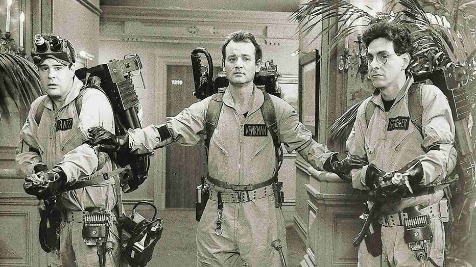 Dan Aykroyd, Bill Murray en Harold Ramis in Ghostbusters