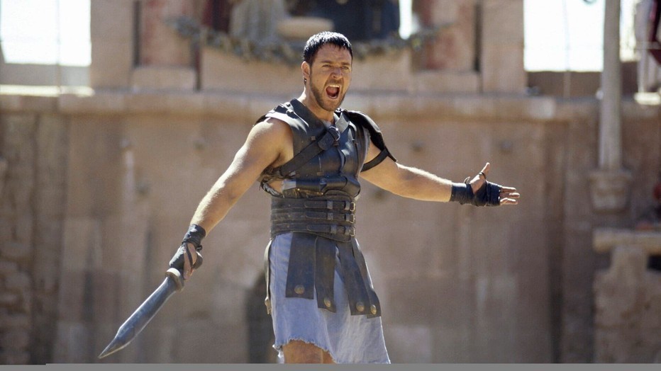 Russell Crowe als Maximus in Gladiator Russell Crowe als Maximus in Gladiator