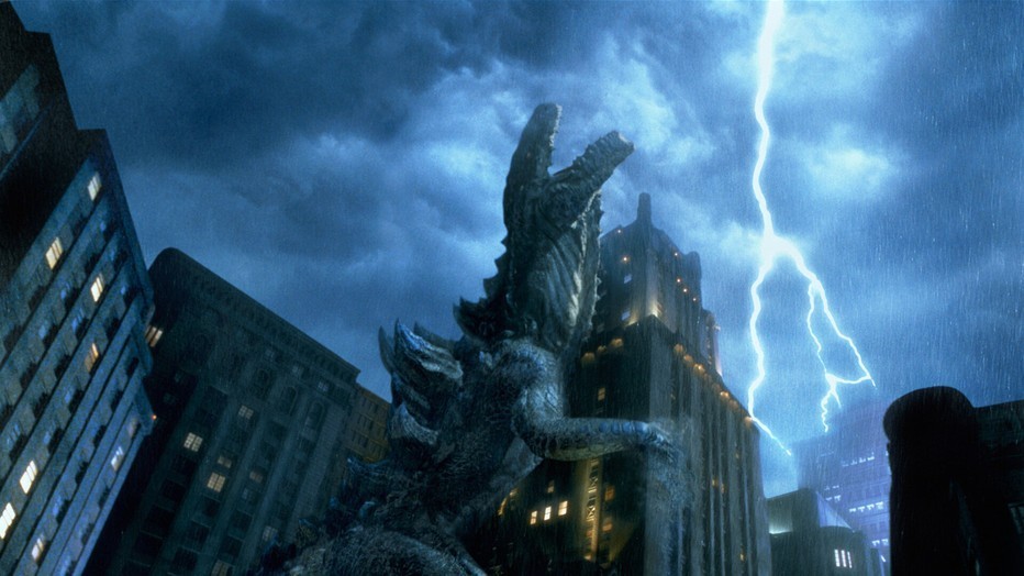 Scène uit Godzilla Scène uit Godzilla
