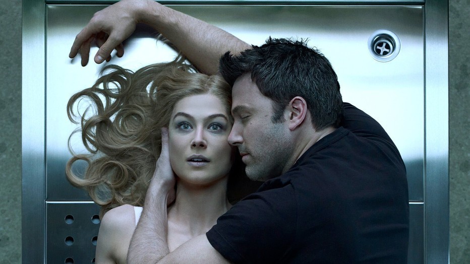 Ben Affleck en Rosamund Pike in Gone Girl Ben Affleck en Rosamund Pike in Gone Girl