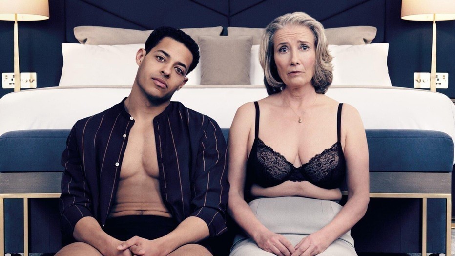 Emma Thompson en Daryl McCormack in Good Luck to You, Leo Grande