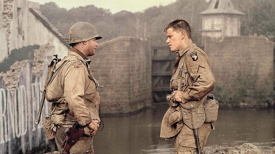 Tom Hanks en Matt Damon in Saving Private Ryan