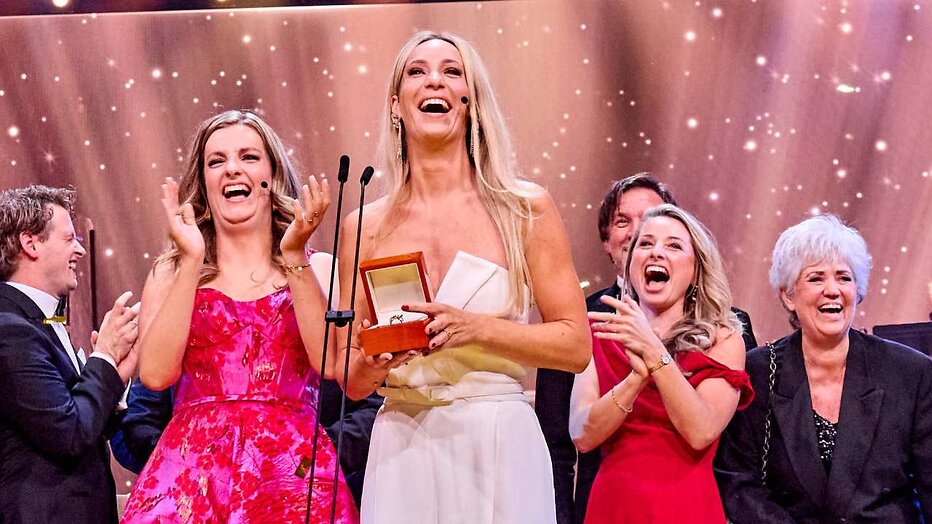 Merel Ek en Hélène Hendriks op Gouden Televizier-Ring Gala 2026