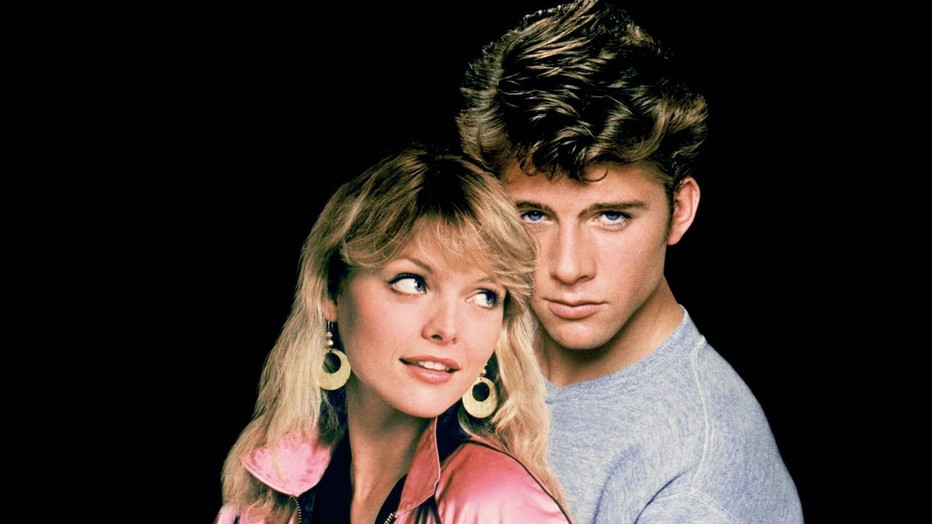 Michelle Pfeiffer en Maxwell Caulfield in Grease 2
