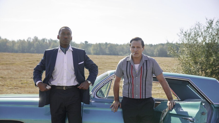 Viggo Mortensen en Mahershala Ali Viggo Mortensen en Mahershala Ali