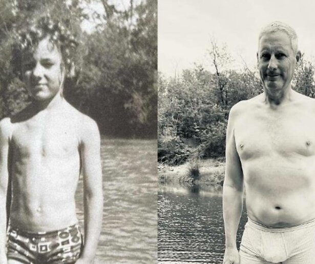 De Verhulstjes gieren om vader Gert in onderbroek op jeugdfoto remake