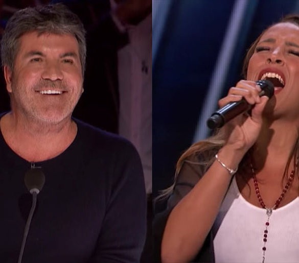 Simon Cowell tegen Glennis Grace: ‘Je bent een ster!’