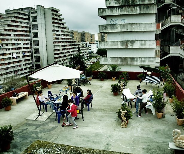 Maffiaflats uit Gomorra tegen de vlakte