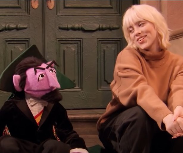 Duet Graaf Tel en Billie Eilish in Sesame Street gaat viral