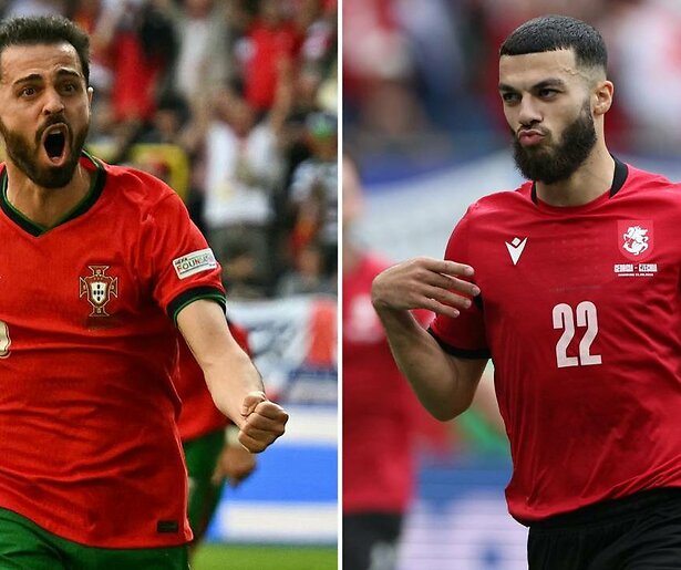 Georgië gaat er vol in om titelfavoriet Portugal te verslaan tijdens EK voetbal