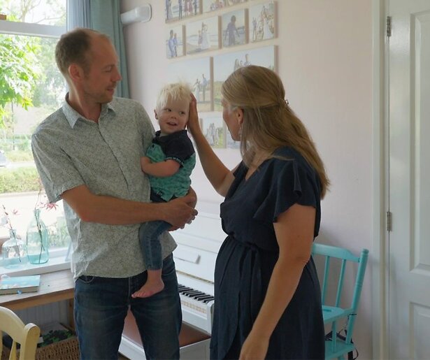 Gerdien Blom staat er even alleen voor in Een Huis Vol