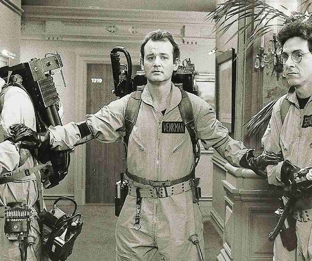 Bill Murray jaagt op spoken in de allereerste Ghostbusters-film