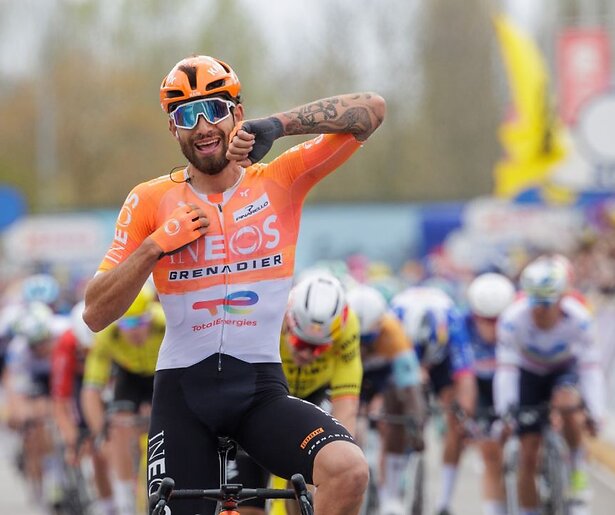 Alle ogen zijn gericht op Filippo Ganna tijdens de Giro d'Italia-rit naar Massa