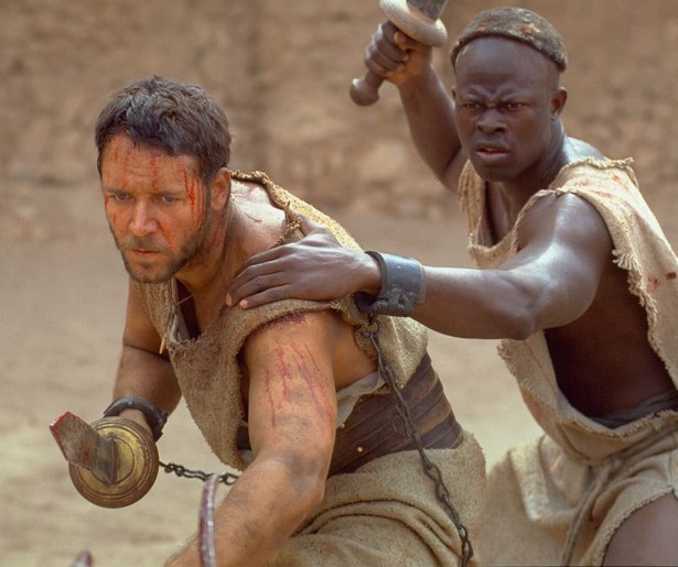Russell Crowe strijdt erop los in spektakelfilm Gladiator