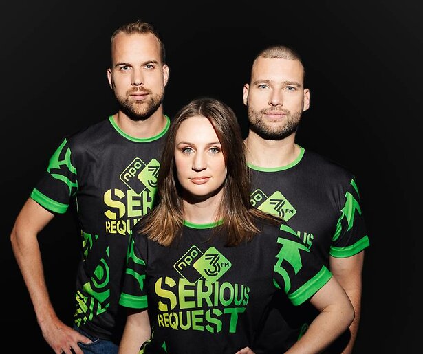 3FM dj’s Barend, Sophie en Wijnand in Glazen Huis 2024