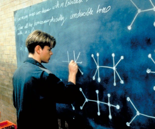 Matt Damon blijkt veel in zijn mars te hebben in Good Will Hunting