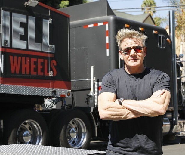 Gordon Ramsay doet 't voor in Gordon Ramsay: Oorlog in de Keuken On Tour