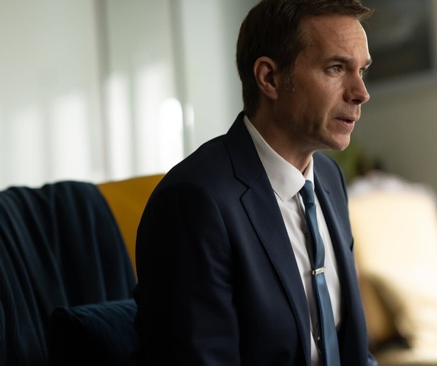 Nieuwkomer James D'Arcy heeft gelijk wilde plannen in Grace