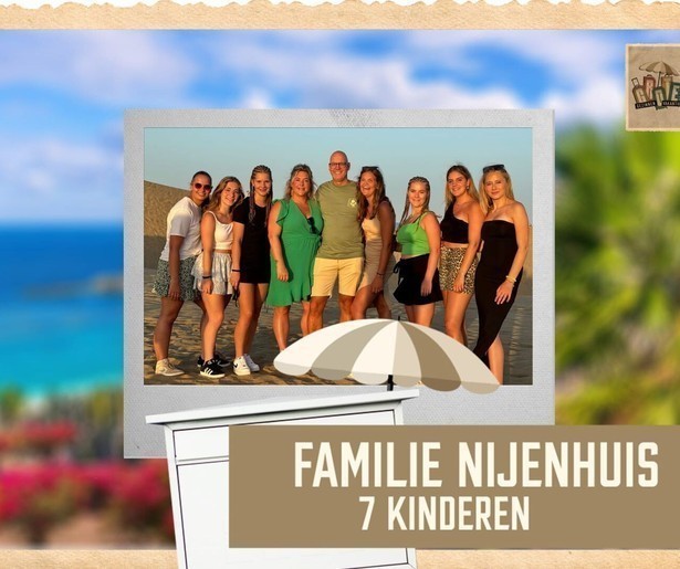 De familie Nijenhuis geniet van hun vakantie op Gran Canaria in Grote Gezinnen, Grote Vakanties
