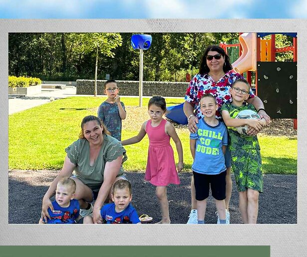 Roxanne hoeft even nergens meer aan te denken in Grote Gezinnen, Grote Vakanties