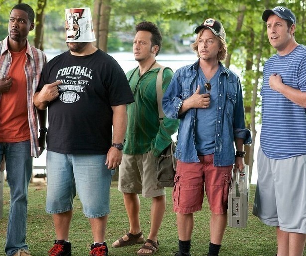 Adam Sandler en zijn vrienden niet bepaald de Grown Ups