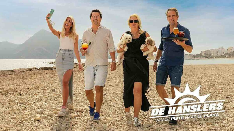 De familie Hansler en Denise (links)