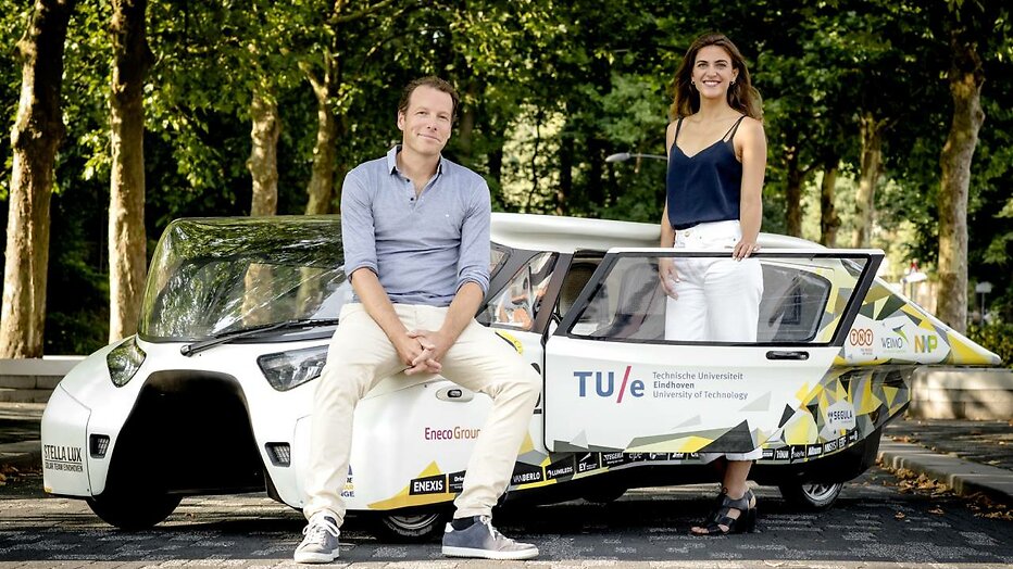 Herman van der Zandt en Anna Gimbrère samen tijdens de NPO Seizoensopening 2017-2018.