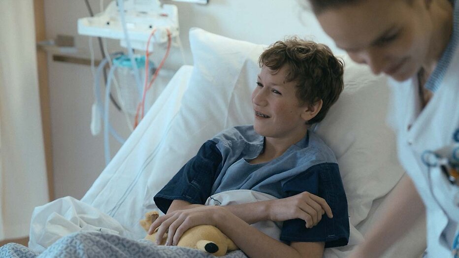 Bart in Het Kinderziekenhuis