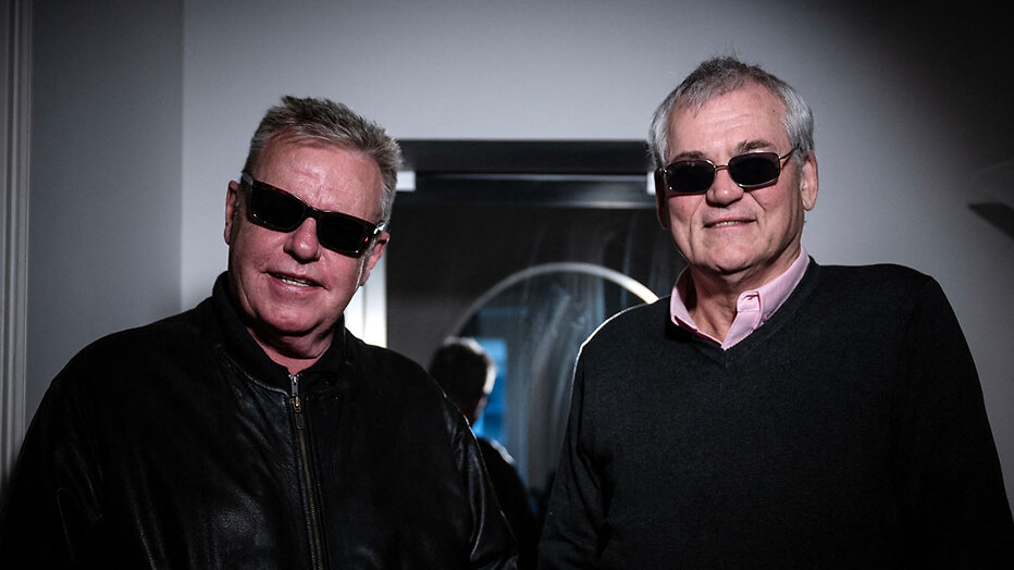 Graham 'Suggs' McPherson en Mike Barson van Madness