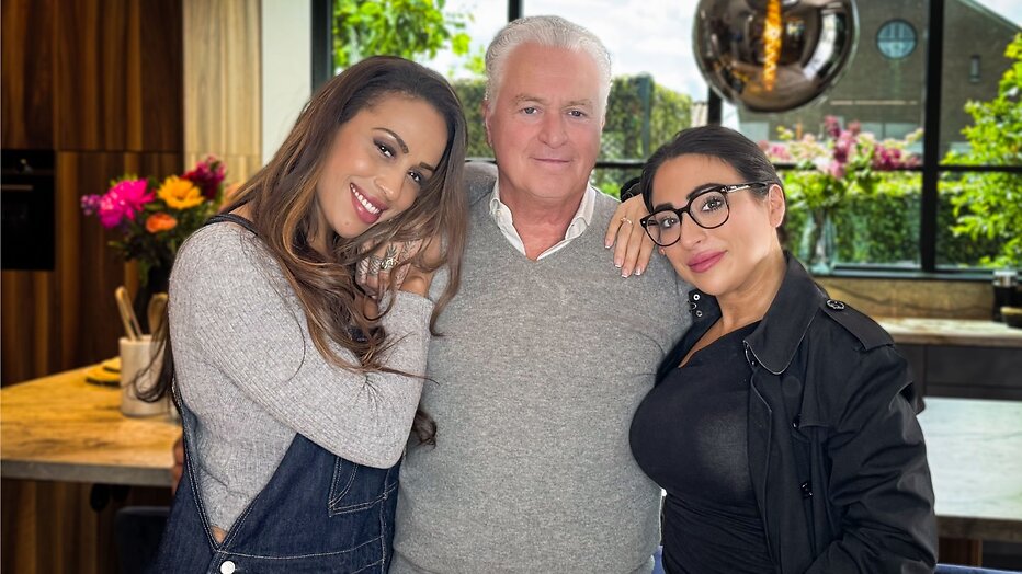 Glennis Grace, Bram Moszkowicz en Lale Gül Glennis Grace, Bram Moszkowicz en Lale Gül