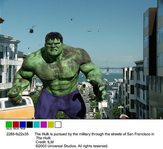 Eric Bana is groot, groen en boos Eric Bana is groot, groen en boos