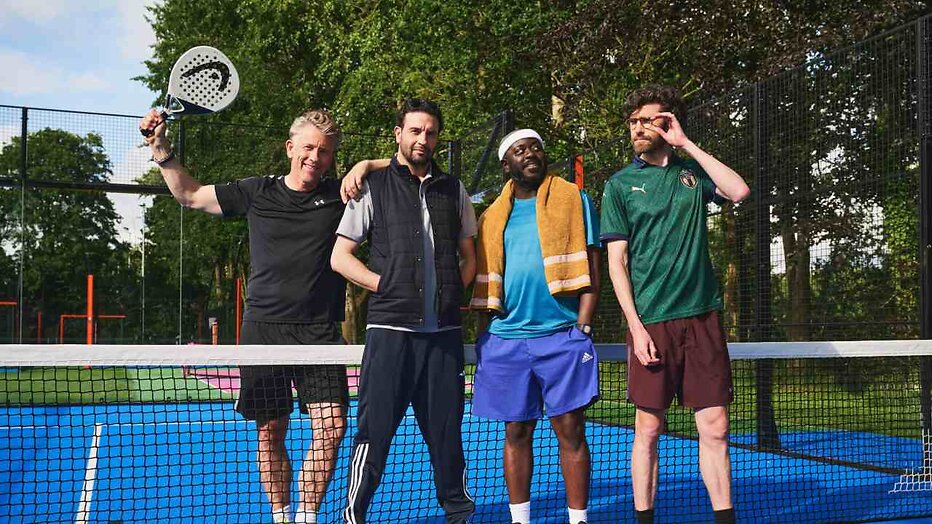 Waldemar Torenstra, Jeroen Spitzenberger, André Dongelmans en Benja Bruijning