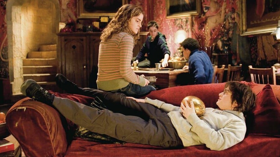 Emma Watson en Daniel Radcliffe in Harry Potter and the Goblet of Fire Emma Watson en Daniel Radcliffe in Harry Potter and the Goblet of Fire