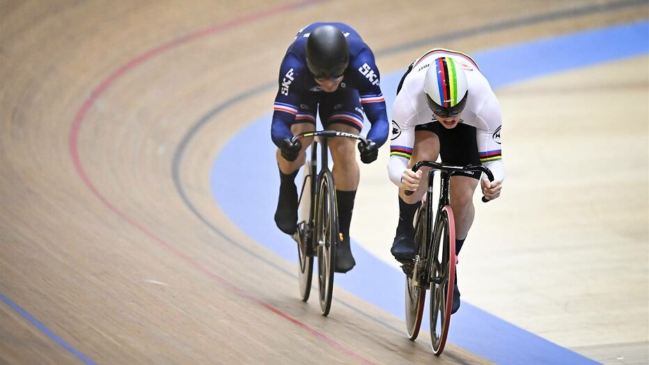 Harrie Lavreysen en Rayan Helal