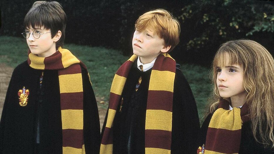 Daniel Radcliffe, Rupert Grint en Emma Watson Daniel Radcliffe, Rupert Grint en Emma Watson