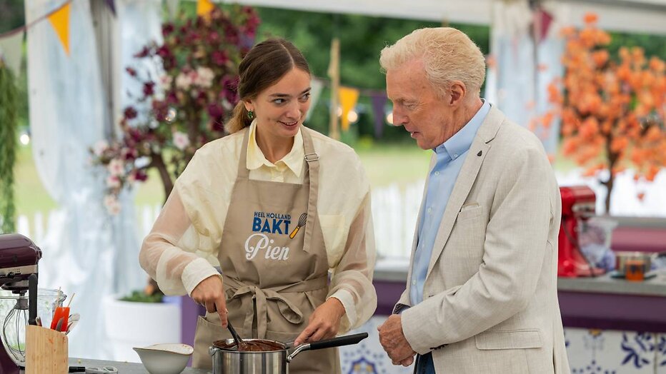 Pien en André van Duin in Heel Holland Bakt Elke Dag
