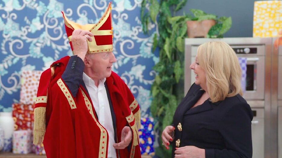 André van Duin en Janny van der Heijden in Heel Holland Bakt