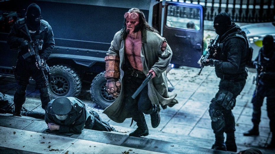 David Harbour in Hellboy David Harbour in Hellboy