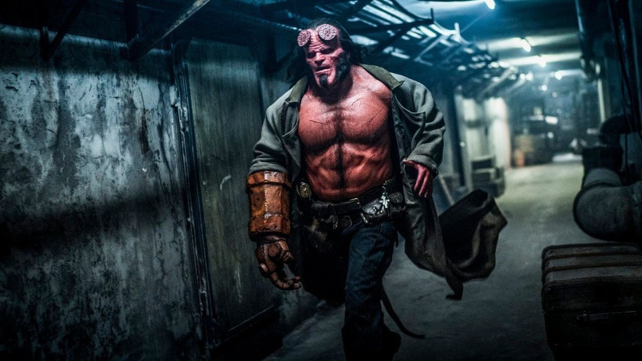 David Harbour als Hellboy