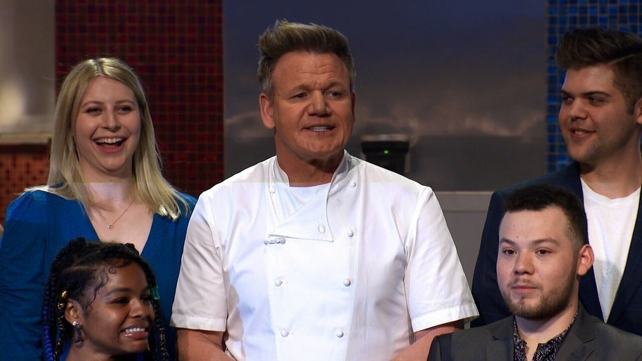 Gordon Ramsay in Hell's kitchen Gordon Ramsay in Hell's kitchen