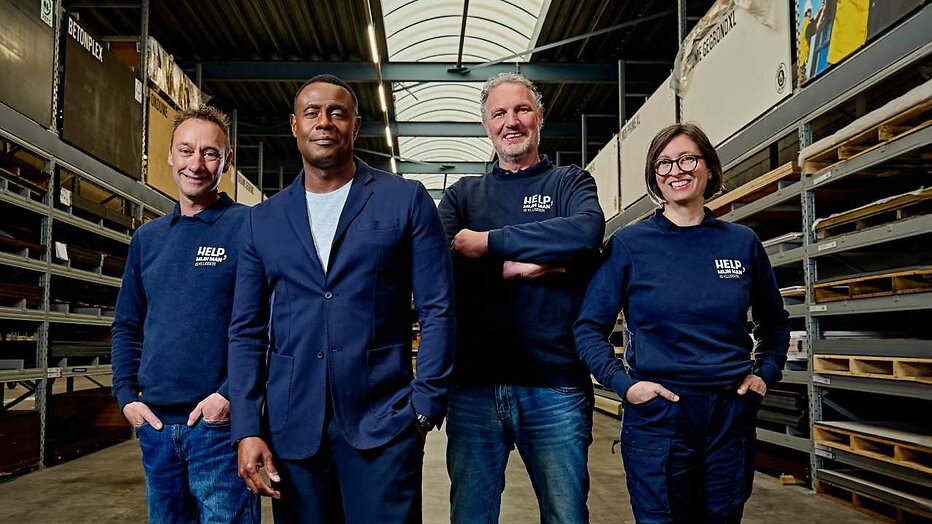 John Williams en klusteam Help, Mijn Man Is Klusser