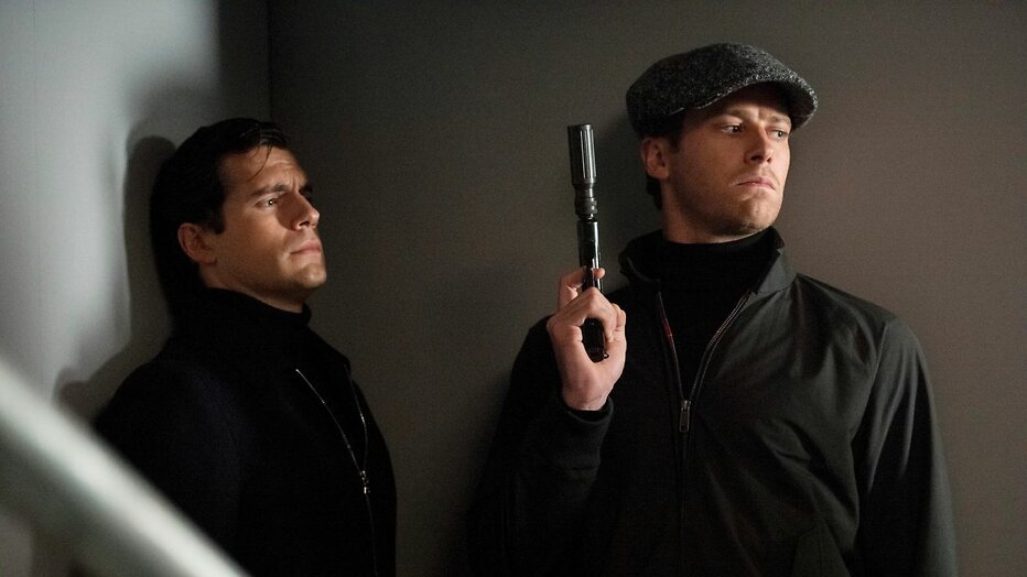 Henry Cavill en Arnie Hammer in The Man from U.N.C.L.E