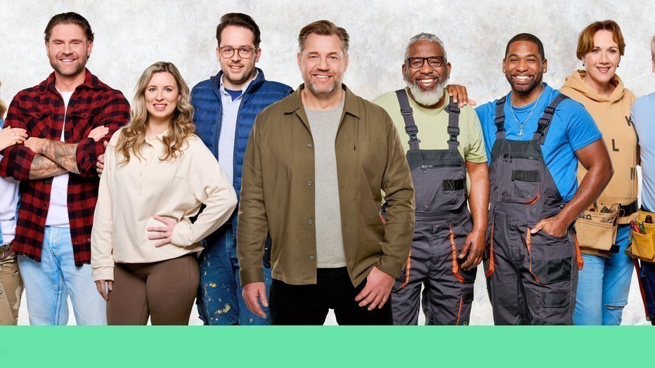 Dennis van der Geest met deelnemers Het Blok