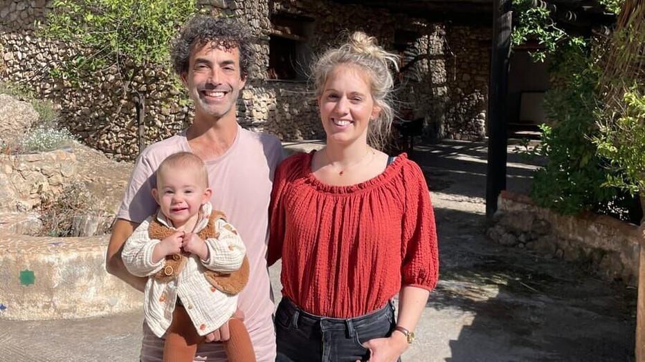 Marko en Ellen met hun dochter in Het Roer Om Marko en Ellen met hun dochter in Het Roer Om