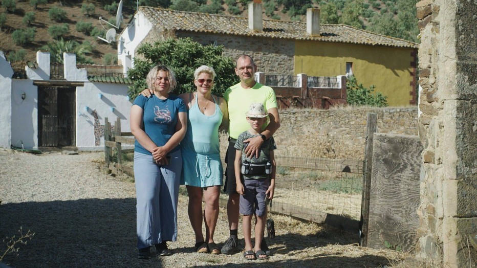 Denise, Kasper en hun kinderen voor Het Roer Om Denise, Kasper en hun kinderen voor Het Roer Om