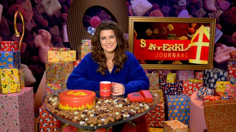 Merel Westrik voor Het Sinterklaasjournaal