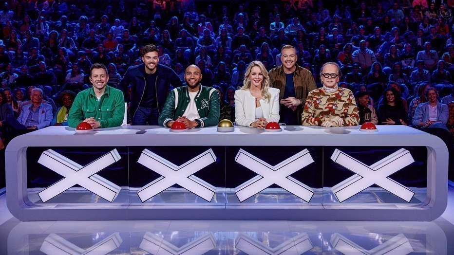 Dan Karaty, Buddy Vedder, Edson da Graça, Chantal Janzen, Jamai Loman en Marc-Marie Huijbregts