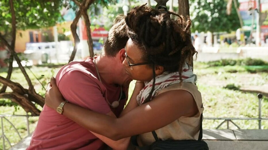 Hugo Kennis en Eva Cleven in Race Across the World Hugo Kennis en Eva Cleven in Race Across the World